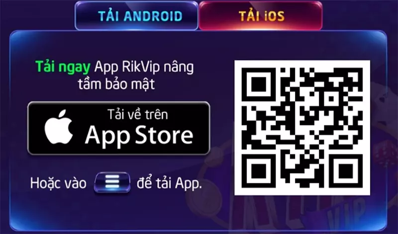 Tải app Rikvip trên IOS