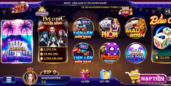 Bật mí mẹo chơi và luật chơi game bài Phỏm Rikvip 2024