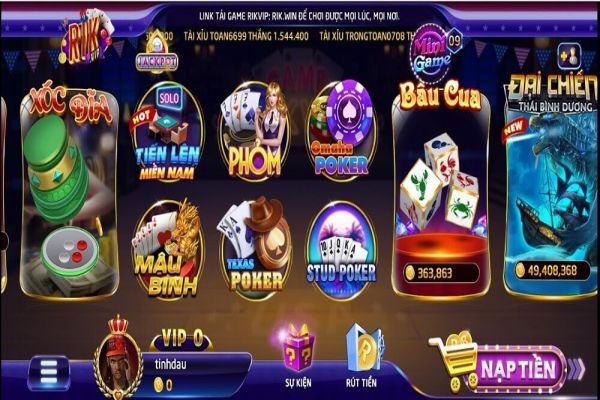 Trải nghiệm Poker Texas Rikvip cho người mới tham gia