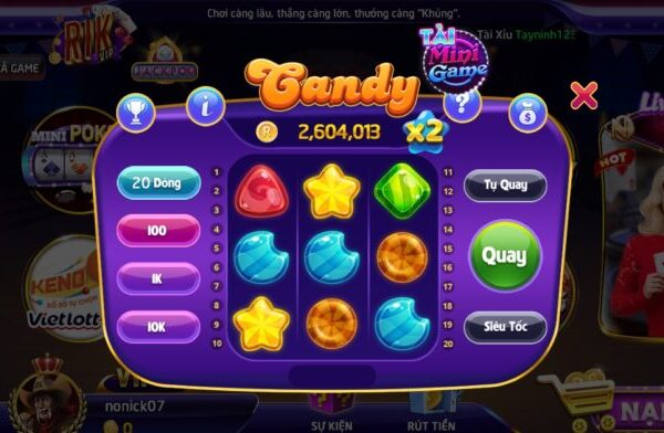 Bỏ túi bí kíp săn hũ mini Candy hiệu quả tại cổng game Rikvip