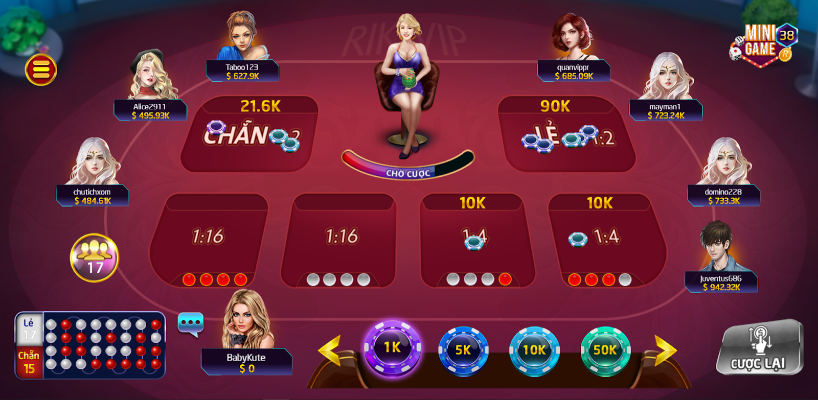 Rikvip bật mí bí kíp chơi game mini Xóc đĩa cho tân game thủ