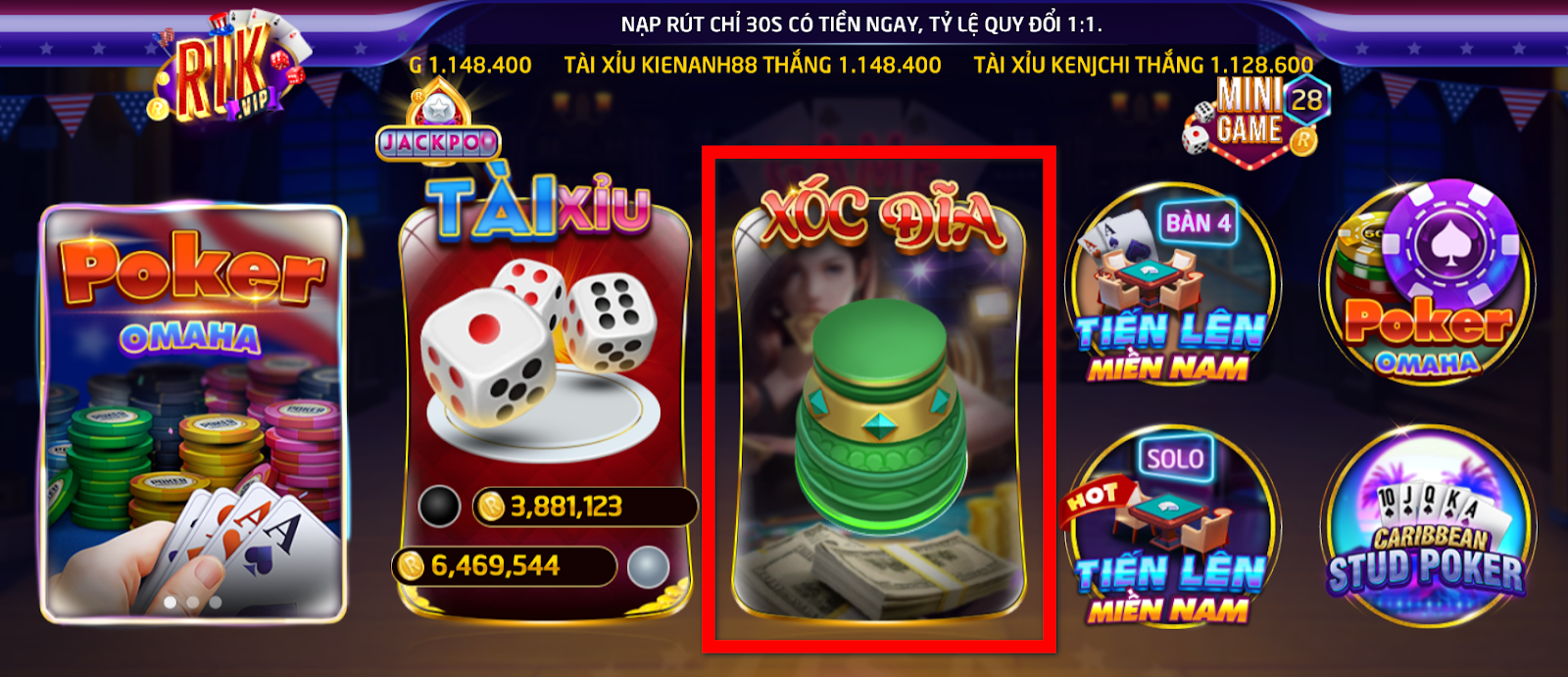 Rikvip bật mí bí kíp chơi game mini Xóc đĩa cho tân game thủ