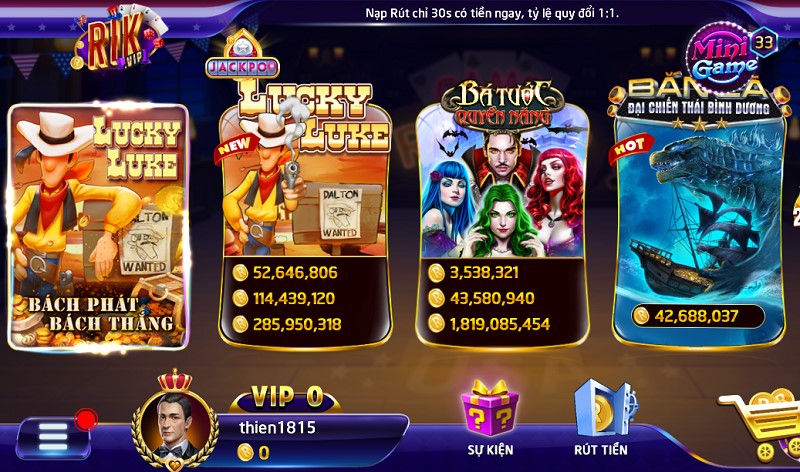 Rikvip chia sẻ mẹo hay giúp săn hũ Lucky luke Rikvip thành công