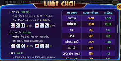 Rikvip hướng dẫn chi tiết cược game Sicbo mega win từ A - Z